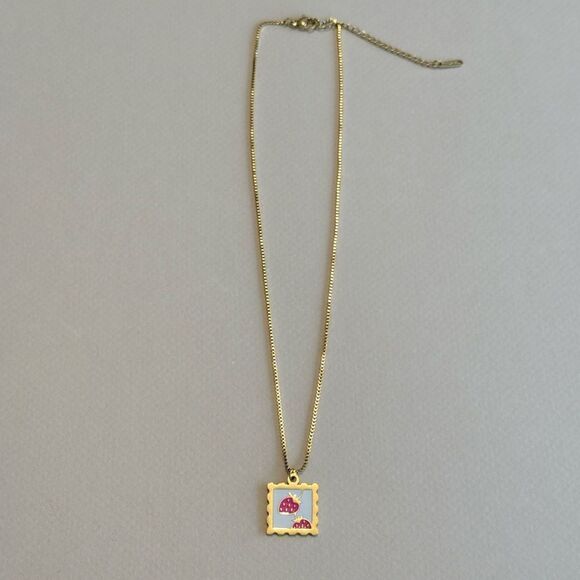 Strawberry necklace #1524 - Picture 3 of 6